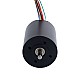 Motor sin escobillas sin núcleo redondo 28V 3500RPM 304mNm 111W 6,06A Ф50x70mm