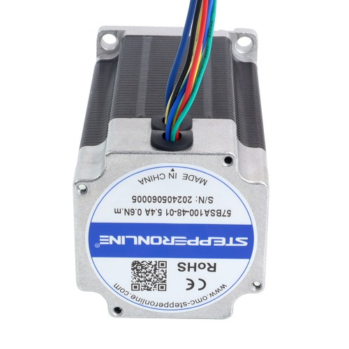 Motor BLDC 48V 3000RPM 0,6Nm 188W 5,40A 57x57x100mm