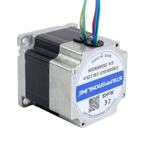 Motor BLDC de 24V, 3000RPM, 0,2Nm, 63W, 3,60A, 57x57x58mm Motor BLDC de 24V, 3000RPM, 0,2Nm, 63W, 3,60A, 57x57x58mm
