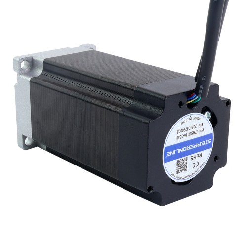 Motor BLDC, 36V, 3000RPM, 0,6Nm, 188W, 7,20A, 57x57x116mm Motor BLDC, 36V, 3000RPM, 0,6Nm, 188W, 7,20A, 57x57x116mm