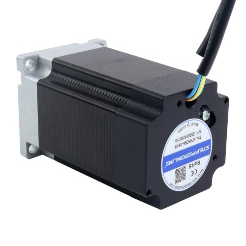 Motor BLDC 36V 3000RPM 0,45Nm 141W 5,40A 57x57x96mm - 57BSD96-36-01 | StepperOnline