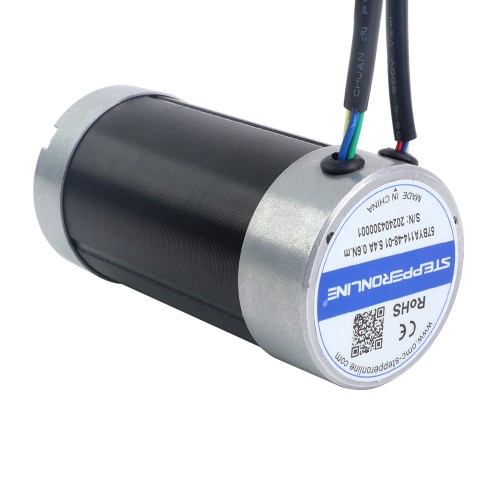 48V 3000RPM 0.6Nm 188W 5.40A Φ57x113.5mm Motor BLDC - 57BYA114-48-01 | StepperOnline