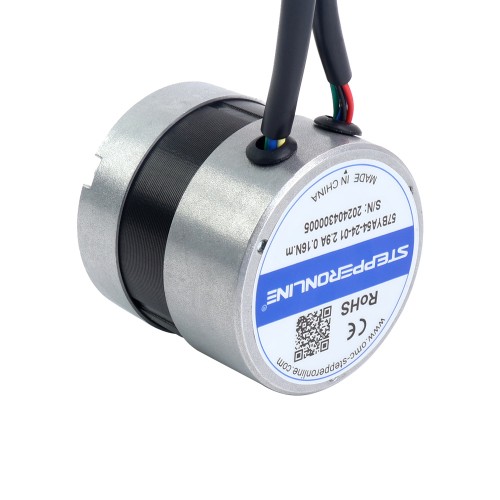 Motor BLDC, 24V, 3000RPM, 0,16Nm, 50W, 2,90A, Φ57x53,5mm - 57BYA54-24-01 | StepperOnline