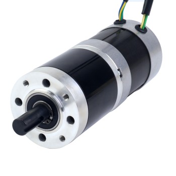 Motor BLDC con engranaje redondo de 24V y 101W caja de cambios planetaria redonda de 20,00Nm(2832,23oz.in) 100:1