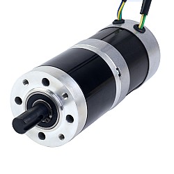 Motor BLDC con engranaje redondo de 24V y 101W caja de cambios planetaria redonda de 20,00Nm(2832,23oz.in) 100:1