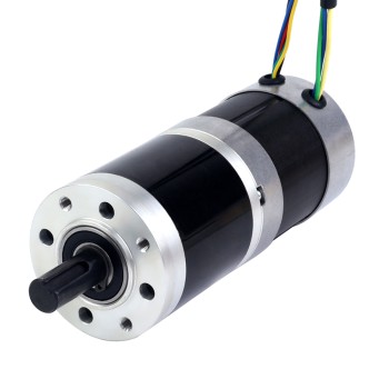 Motor BLDC con engranaje redondo de 24V y 101W caja de cambios planetaria redonda de 11,42Nm(1617,20oz.in) 51:1