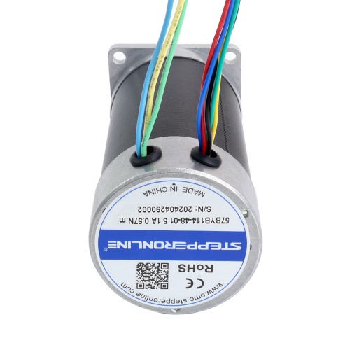 Motor BLDC, 48V, 3000RPM, 0,57Nm, 179W, 5,10A, 57x57x113,5mm Motor BLDC, 48V, 3000RPM, 0,57Nm, 179W, 5,10A, 57x57x113,5mm