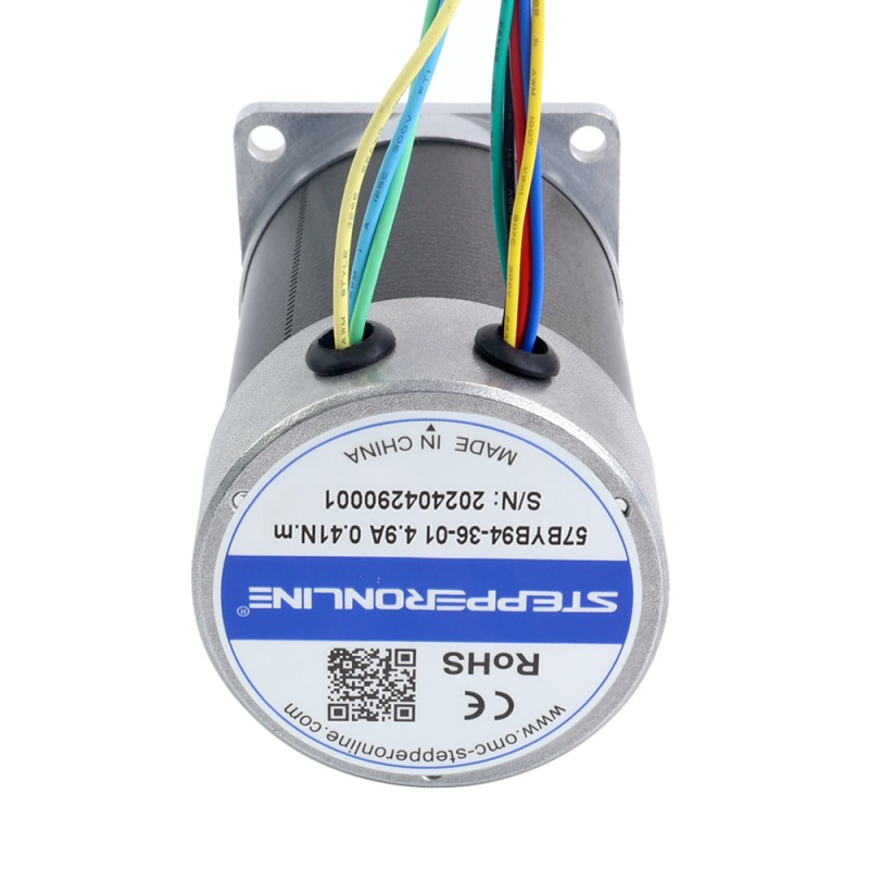 Motor BLDC, 36V, 3000RPM, 0,41Nm, 129W, 4,90A, 57x57x93,5mm