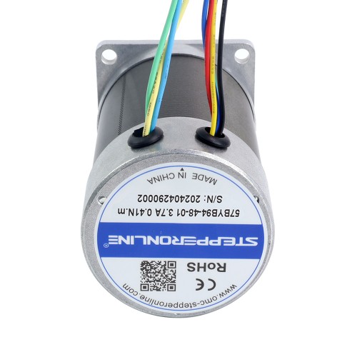 Motor BLDC 48V 3000RPM 0,41Nm 129W 3,70A 57x57x93,5mm Motor BLDC 48V 3000RPM 0,41Nm 129W 3,70A 57x57x93,5mm