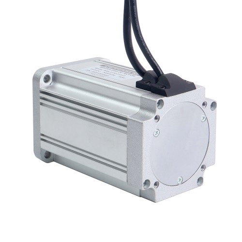 Motor CC sin escobillas cuadrado 310V 3000RPM 2,38Nm 750W 3,2A 80x80x130mm