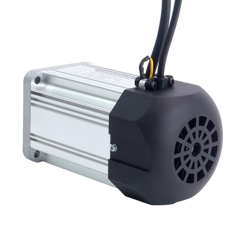 310V 4000RPM 1.8Nm 750W 3.0A Motor DC sin escobillas cuadrado 80x80x159mm con ventilador de radiador