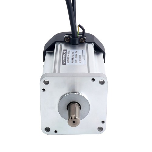 310V 4000RPM 1.8Nm 750W 3.0A Motor DC sin escobillas cuadrado 80x80x159mm con ventilador de radiador