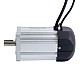 Motor BLDC cuadrado de 310V 6000RPM 1,75Nm 1100W 4,5A 80x80x159mm con ventilador de radiador Motor BLDC cuadrado de 310V 6000RPM 1,75Nm 1100W 4,5A 80x80x159mm con ventilador de radiador
