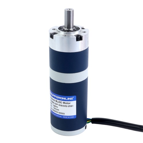 24V 60W 120RPM Motor DC sin Escobillas con Caja Reductora 3,80Nm(538,12oz.in) 25:1 Caja Planetaria 24V 60W 120RPM Motor DC sin Escobillas con Caja Reductora 3,80Nm(538,12oz.in) 25:1 Caja Planetaria