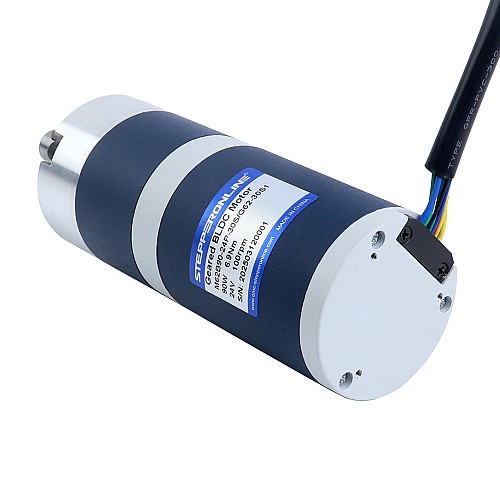 24V 90W 100RPM Motor DC sin Escobillas con Caja Reductora 6,90Nm(977,12oz.in) 30:1 Caja Planetaria - M62B90-24P-30S/G62-30S1 | StepperOnline 24V 90W 100RPM Motor DC sin Escobillas con Caja Reductora 6,90Nm(977,12oz.in) 30:1 Caja Planetaria - M62B90-24P-30S/G62-30S1 | StepperOnline