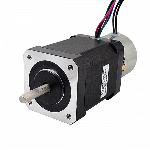Paso a paso Nema 17 0,65Nm(92oz.in) con par de fricción del freno 0,25Nm(35,4oz.in) Paso a paso Nema 17 0,65Nm(92oz.in) con par de fricción del freno 0,25Nm(35,4oz.in)