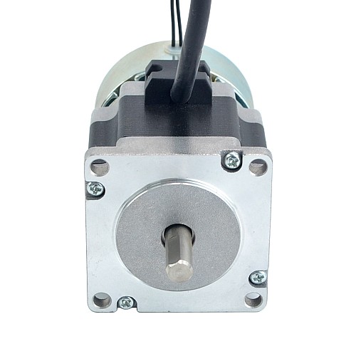 Paso a paso Nema 23 0,9Nm(127,43oz.in) con par de fricción del freno 2,0Nm(283oz.in) Paso a paso Nema 23 0,9Nm(127,43oz.in) con par de fricción del freno 2,0Nm(283oz.in)