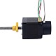 Motor paso a paso de circuito cerrado Nema 11 0.07Nm(9.91oz.in) Codificador 300PPR Motor paso a paso lineal Acme externo Nema 11, 1,0A, pila de 32,2mm, con codificador rotatorio óptico, 300PPR - 11E13S1004HD5-180RS-E22-300 | StepperOnline