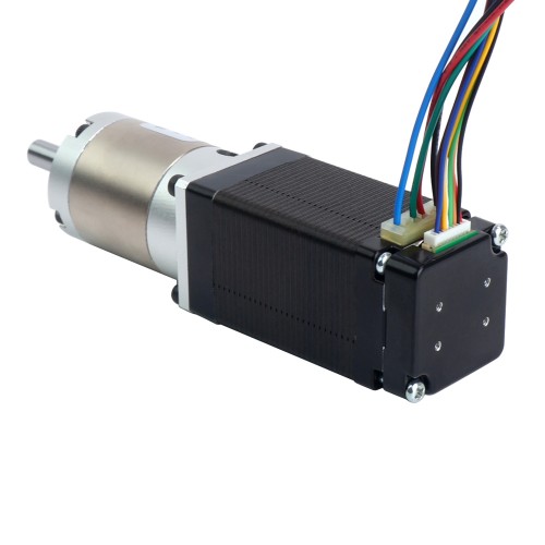 Motor paso a paso Nema 11 con relación de engranajes de caja de cambios de alta precisión 16:1 y codificador magnético 1000PPR(4000CPR) - 11HS20-0674D-EGS16-AR4 | StepperOnline