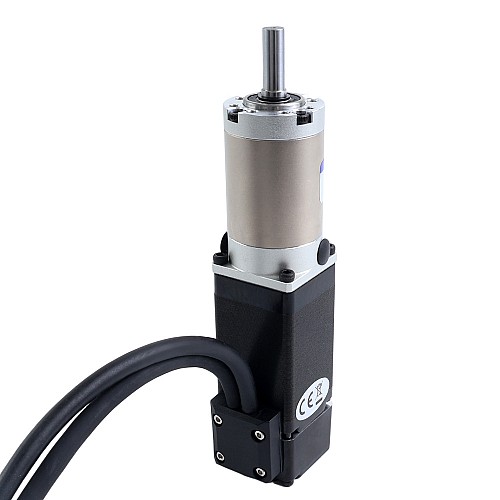 Motor paso a paso Nema 11 de lazo cerrado L=51mm con caja de engranajes planetaria serie EG relación 100:1 - 11HS20-1004D-E1000-EGS100 | StepperOnline
