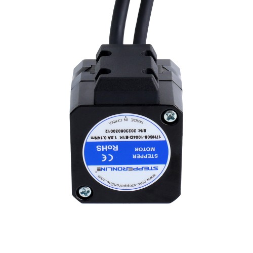 Motor paso a paso de circuito cerrado Nema 17 14Ncm(19,83oz.in) con codificador 1000PPR(4000CPR)