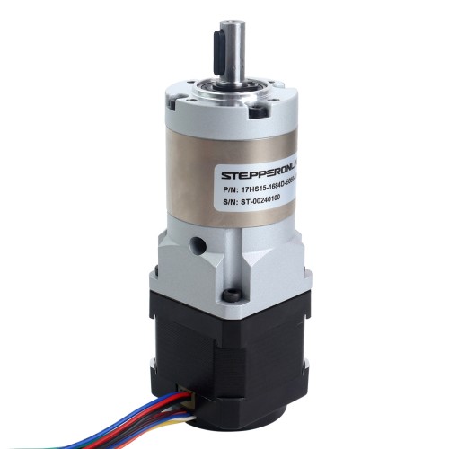 Motor Motor paso a paso Nema 17 con relación de engranajes de caja de cambios de alta precisión 50:1 y codificador magnético 1000PPR(4000CPR) - 17HS15-1684D-EG50-AR4 | StepperOnline