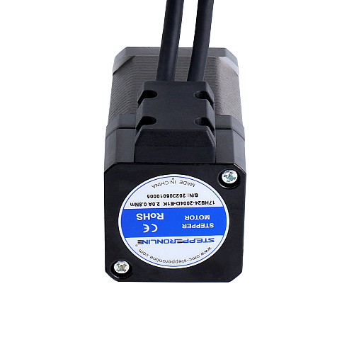 Motor paso a paso de circuito cerrado Nema 17 80Ncm(113.29oz.in) con codificador 1000PPR(4000CPR) Motor paso a paso de circuito cerrado Nema 17 80Ncm(113.29oz.in) con codificador 1000PPR(4000CPR)