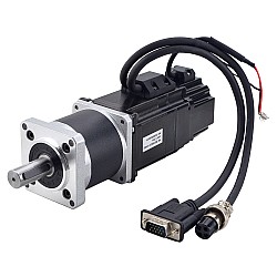Motor de bucle cerrado Nema 23 1,2Nm(169,97oz.in) con freno electromagnético y Reductor de 20:1