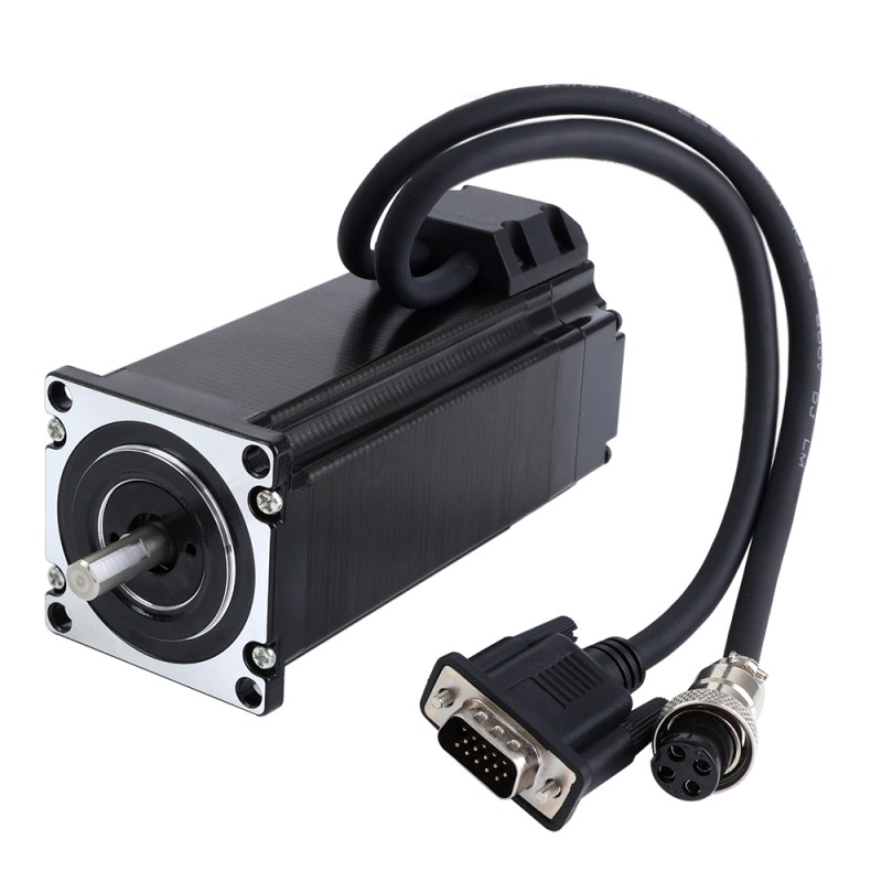 Kit de motor paso a paso de lazo cerrado TES Serie 4 Ejes 3,0Nm(424,83oz.in) Nema 23 con driver CL57TE y fuente de alimentación - 4-CLTES30A | StepperOnline