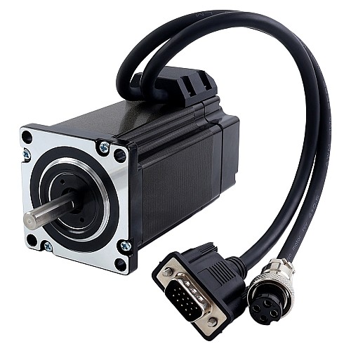 Serie S Estándar Nema 24 motor paso a paso de lazo cerrado 3,0Nm(424,83oz.in) encoder 1000PPR(4000CPR) - 24HS34A-5004D-E1000 | StepperOnline