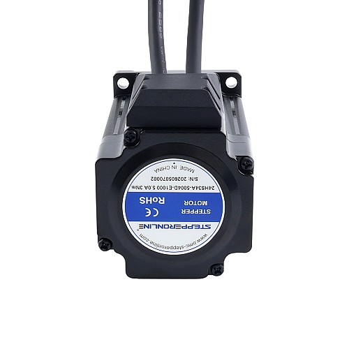 Serie S Estándar Nema 24 motor paso a paso de lazo cerrado 3,0Nm(424,83oz.in) encoder 1000PPR(4000CPR) - 24HS34A-5004D-E1000 | StepperOnline