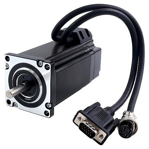 Serie S Estándar Nema 24 motor paso a paso de lazo cerrado 4,0Nm(566,45oz.in) encoder 1000PPR(4000CPR) - 24HS40A-5004D-E1000 | StepperOnline