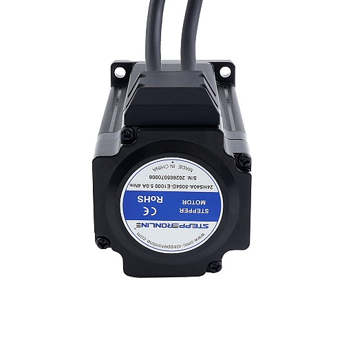 Serie S Estándar Nema 24 motor paso a paso de lazo cerrado 4,0Nm(566,45oz.in) encoder 1000PPR(4000CPR) - 24HS40A-5004D-E1000 | StepperOnline