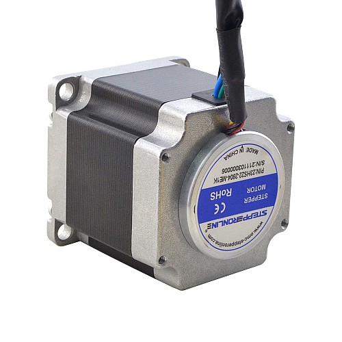 Motor de bucle cerrado Nema 23 1,2Nm(169,93oz.in) con codificador magnético 1000PPR(4000CPR) Motor de bucle cerrado Nema 23 1,2Nm(169,93oz.in) con codificador magnético 1000PPR(4000CPR)