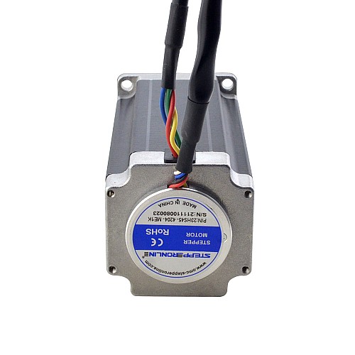Motor de bucle cerrado Nema 23 3Nm(424.83oz.in) con codificador magnético 1000PPR(4000CPR) Motor de bucle cerrado Nema 23 3Nm(424.83oz.in) con codificador magnético 1000PPR(4000CPR)