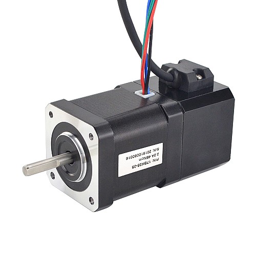 Motor paso a paso Nema 17 serie P 48Ncm(67,99oz.in) con freno electromagnético Motor paso a paso Nema 17 serie P 48Ncm(67,99oz.in) con freno electromagnético