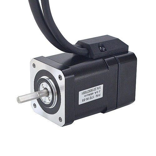 Motor de circuito cerrado Nema 17 serie P 48Ncm(67,97oz.in) con codificador 1000PPR(4000CPR) Motor de circuito cerrado Nema 17 serie P 48Ncm(67,97oz.in) con codificador 1000PPR(4000CPR)