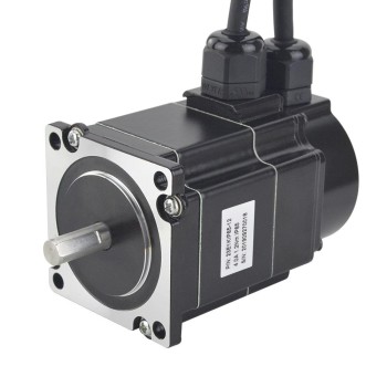 IP65 a prueba de agua Nema 23 Motor de bucle cerrado 1.2Nm(169.97oz.in) con codificador 1000PPR
