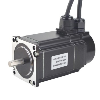 IP65 a prueba de agua Nema 23 Motor de circuito cerrado 2Nm(283.22oz.in) con codificador 1000PPR