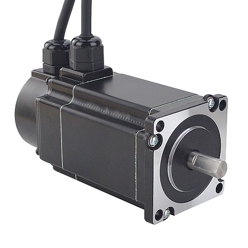 IP65 a prueba de agua Nema 24 Motor de circuito cerrado 3Nm(424.92oz.in) con codificador 1000PPR