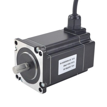 Serie P IP65 a prueba de agua Nema 24 Motor paso a paso 5.0A 3Nm(424.92oz.in)