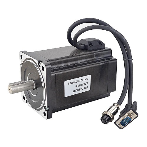 Kit CNC paso a paso de circuito cerrado de 1 eje serie TP 8.5Nm(1203.7oz.in) Motor y Driver Nema 34