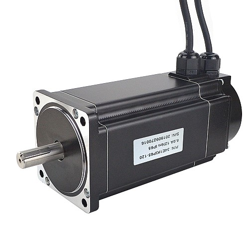 IP65 a prueba de agua Nema 34 Motor de circuito cerrado 12Nm(1700oz.in) con codificador 1000PPR IP65 a prueba de agua Nema 34 Motor de circuito cerrado 12Nm(1700oz.in) con codificador 1000PPR