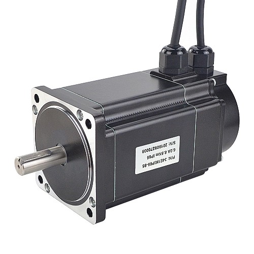 IP65 a prueba de agua Nema 34 Motor de circuito cerrado 8.5Nm(1203.94oz.in) con codificador 1000PPR