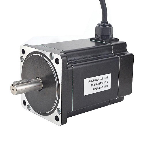Motor paso a paso Nema 34 resistente al agua IP65 serie P 6.0A 8.5Nm(1203.94oz.in) Motor paso a paso Nema 34 resistente al agua IP65 serie P 6.0A 8.5Nm(1203.94oz.in)