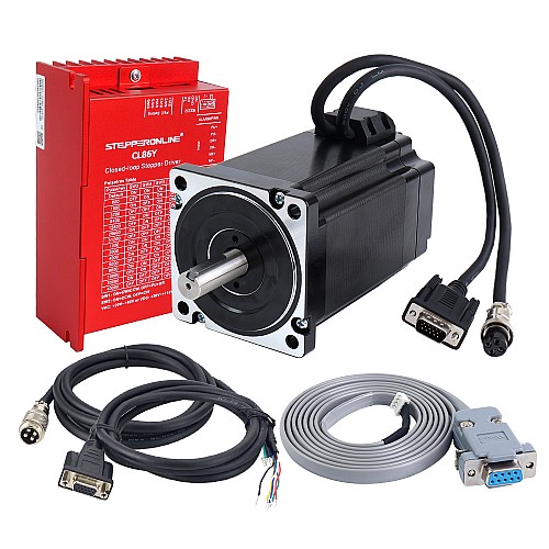 Kit de Motor Paso a Paso de Lazo Cerrado YS Serie 1 Eje 9.00Nm (1274.5oz.in) Nema 34 V2.0 Kit de Motor Paso a Paso de Lazo Cerrado YS Serie 1 Eje 9.00Nm (1274.5oz.in) Nema 34 V2.0