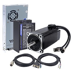 Serie TS 1 eje 12,0Nm(1699,34oz.in) Nema 34 Kit paso a paso de circuito cerrado con Fuente de alimentación