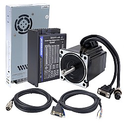 Kit paso a paso de bucle cerrado Nema 34 de 4,30Nm(608,93oz.in) de 1 eje serie TS con Fuente de alimentación