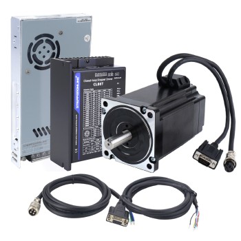 Kit de bucle cerrado Nema 34 de 9,0Nm(1274,5oz.in) de 1 eje serie TS con Fuente de alimentación