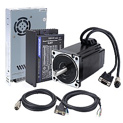 Kit de bucle cerrado Nema 34 de 9,0Nm(1274,5oz.in) de 1 eje serie TS con Fuente de alimentación